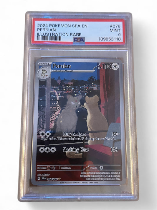 Persian - #078 - PSA 9 - Illustration Rare (SFA 2024)