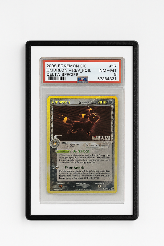 Displayramme til PSA Pokémon-kort – Sort kant